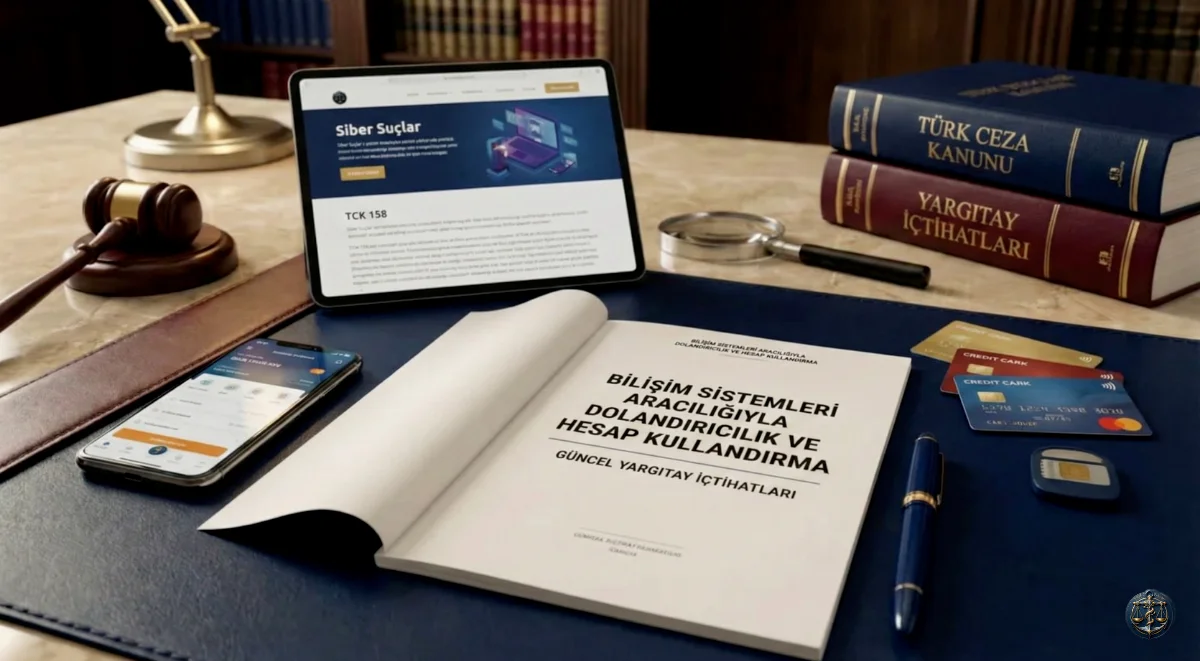 Bilişim Sistemleri Aracılığıyla Dolandırıcılık (TCK 158) ve Hesap Kullandırma: Güncel Yargıtay İçtihatları